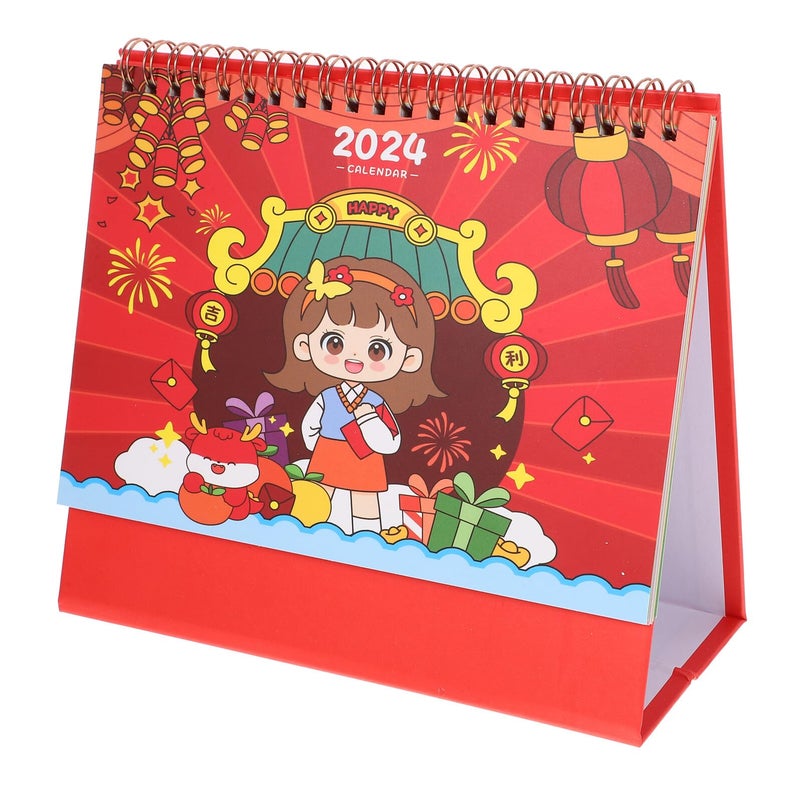 Monthly Desk Calendar Organizer With Print Pages For Easy Planning Workspace Charm - Image 2