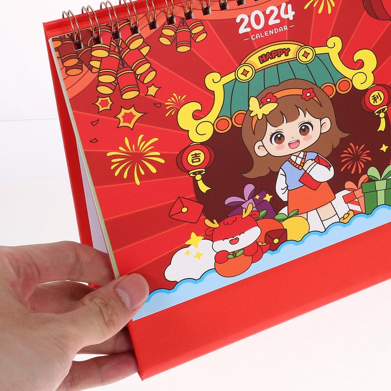 Monthly Desk Calendar Organizer With Print Pages For Easy Planning Workspace Charm - Image 4