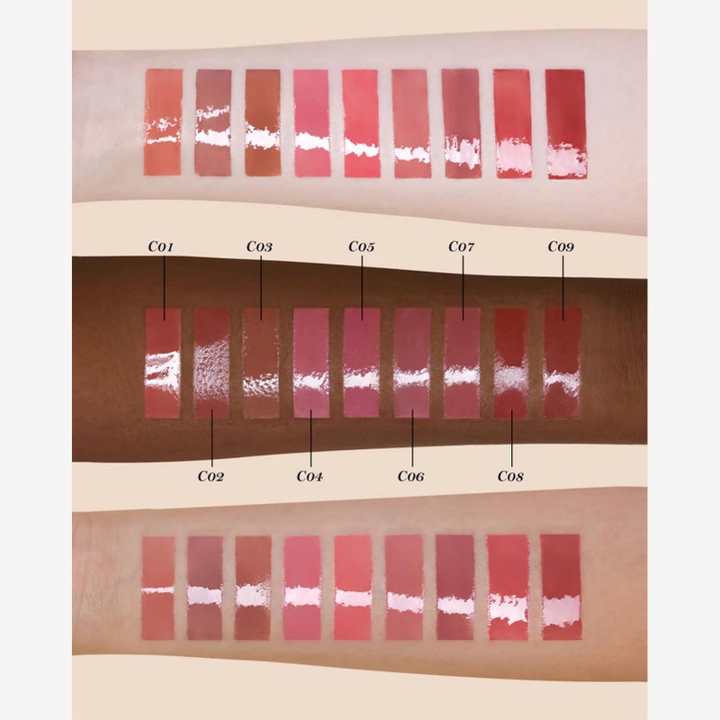 Flower Knows Butterfly Cloud Collar Glossy Lipstick,Hydrating Solid Lip Gloss,Moisturizing Pink Tinted Lip Balm,Long Lasting Lip Gloss in Balm for Girls&Women,(C06 Cardamom) - Image 3