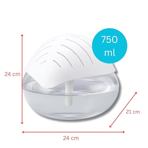 Ssanvi Hygiene Portable Room Air Purifier And Humidifier Revitalizer (24 X 24 X 21 Cm)- 750 Ml (White, 750 ml) - Image 2