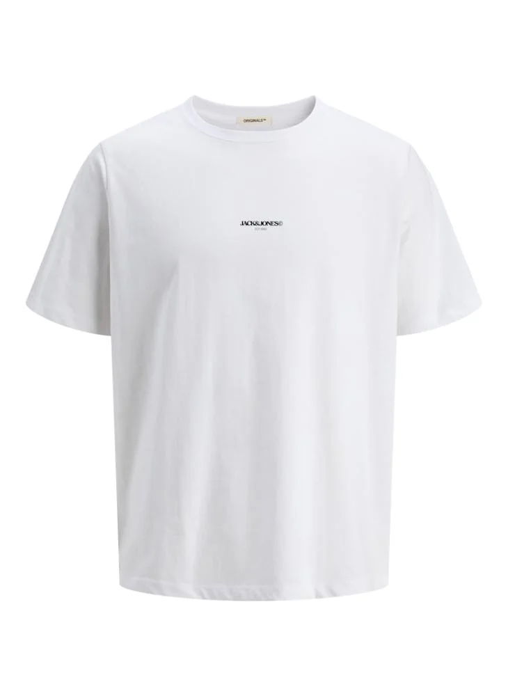 JACK & JONES Logo Crew Neck Regular Fit T-Shirt