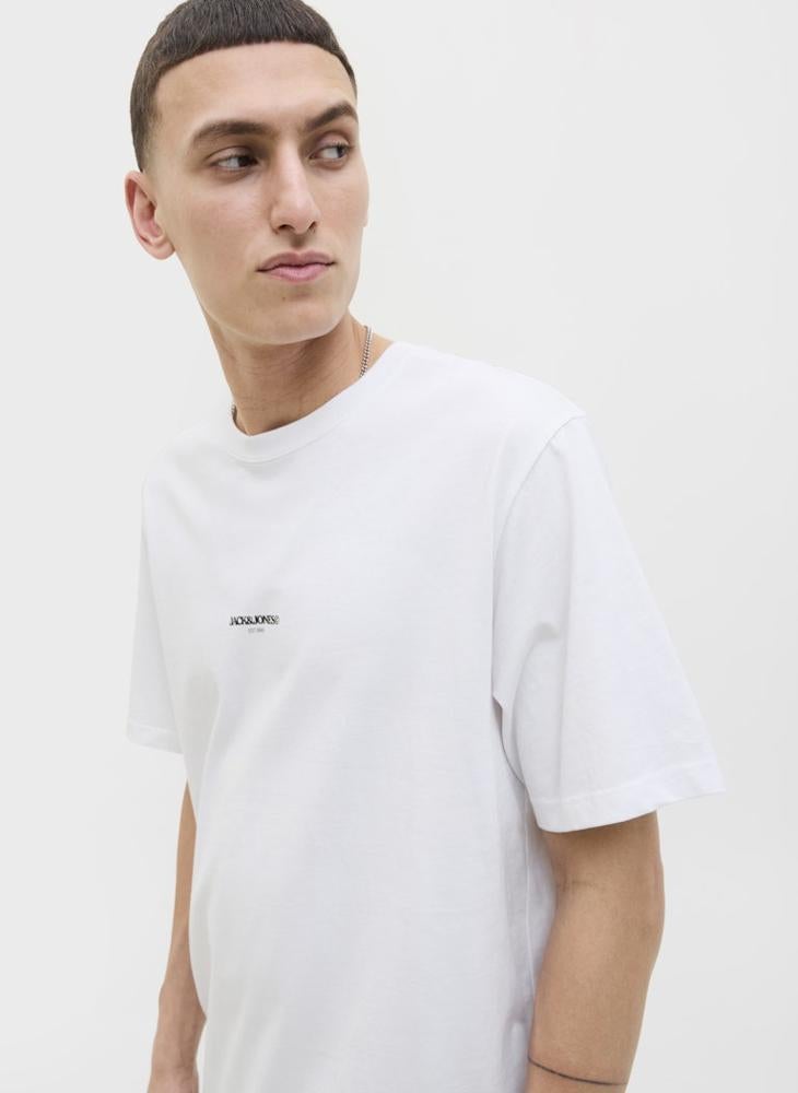 JACK & JONES Jortavira Poster Crew Neck T-Shirt  - Image 3