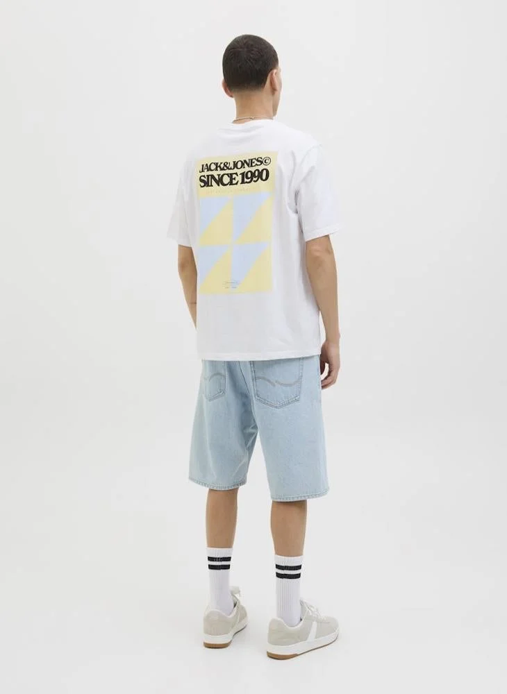 JACK & JONES Logo Crew Neck Regular Fit T-Shirt