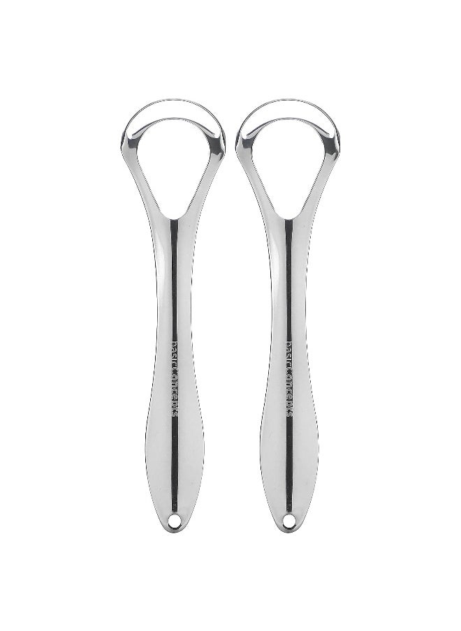 BASIC CONCEPTS basicConcepts, Stainless Steel Tongue Scrapers , 2 Pack  - Image 3