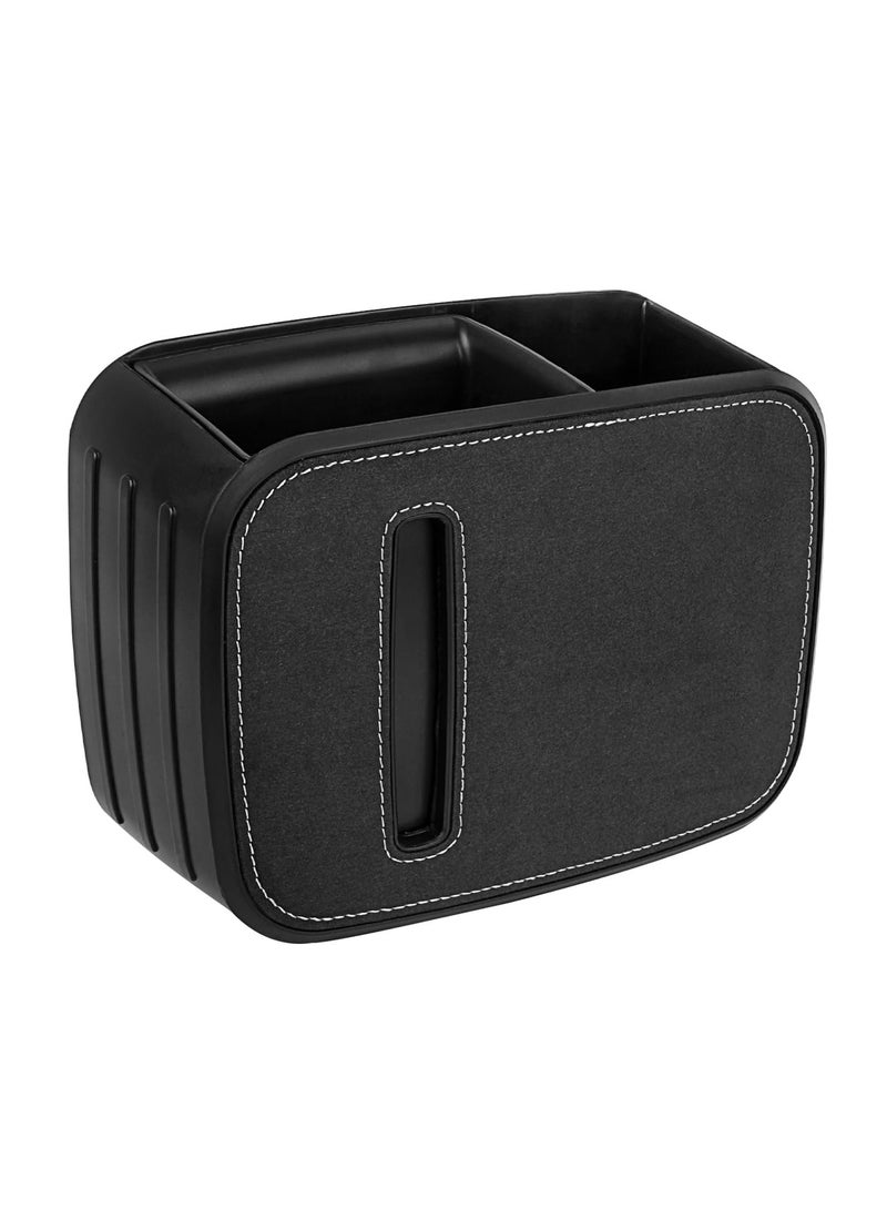 KASTWAVE Car Back Seat Organizer, Back Organizer Compatible with Tesla Model 3 2017-2023 and Model Y 2019-2023, Multi-function Storage for Kids,  for Travel, and Road Trips (Black) - Image 1