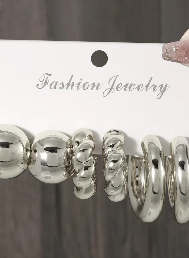 Take Two Take Two Set of 3 - Assorted Circle Earrings