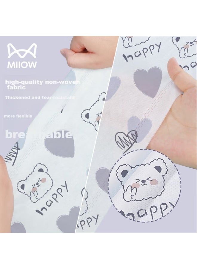 MIIOW Disposable Four-piece Set, Double-sided Thickened Sterilized Hygienic Bedding Set With Bedsheet, Duvet Cover, Pillowcases, Hotel Bedding, Travel - Image 4