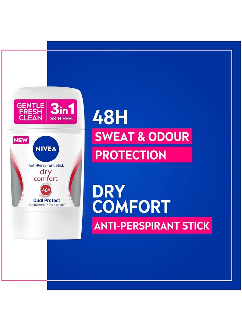 Nivea Deodorant Stick dry comfort dual protect 50ml - Image 2