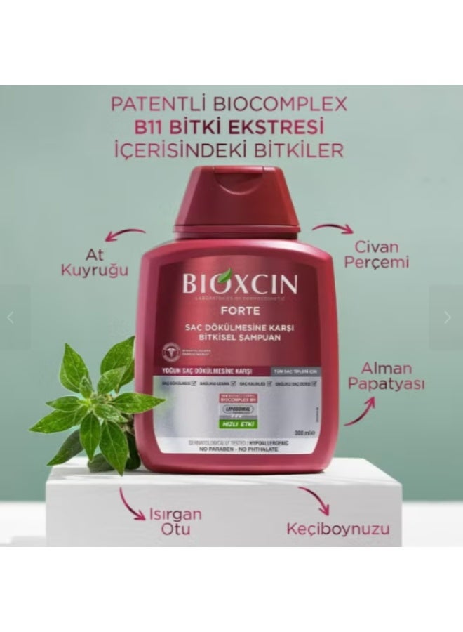 BIOXCIN Anti-Hair Fall Shampoo for Hair Loss Control & Stronger Roots, Suitable for Weak & Thinning Hair, 300ml with 100ml Gift - Image 3