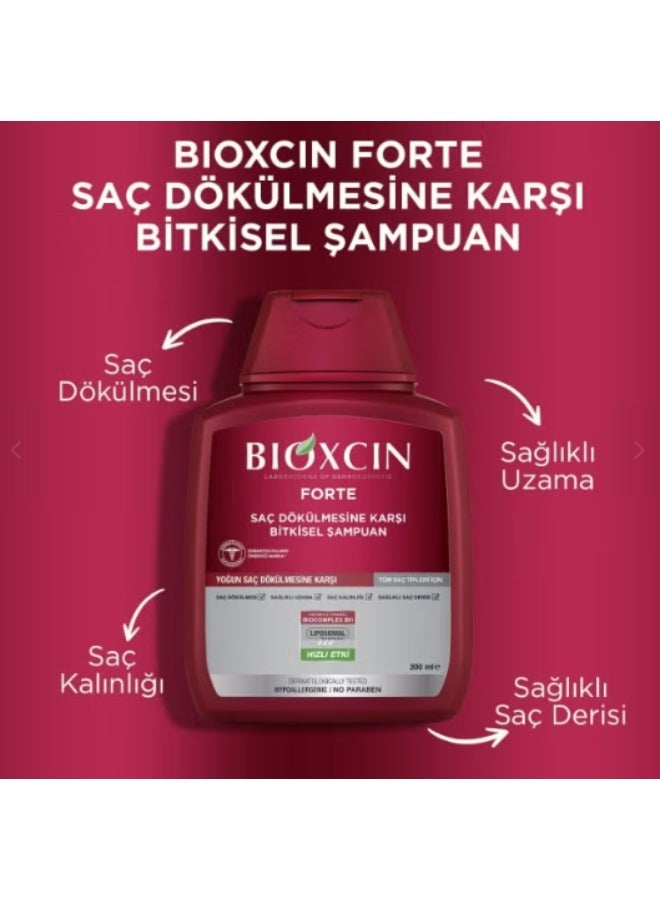BIOXCIN Anti-Hair Fall Shampoo for Hair Loss Control & Stronger Roots, Suitable for Weak & Thinning Hair, 300ml with 100ml Gift - Image 2