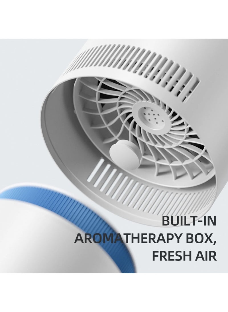 RUKYU Humidifier And Air Purifier In One 4L Humidifier Large Cool Mist Humidifier Diffuser Purifier Humidifier for Bedroom With Mist Level Controland Purification Filter That Removes Impurities - Image 4