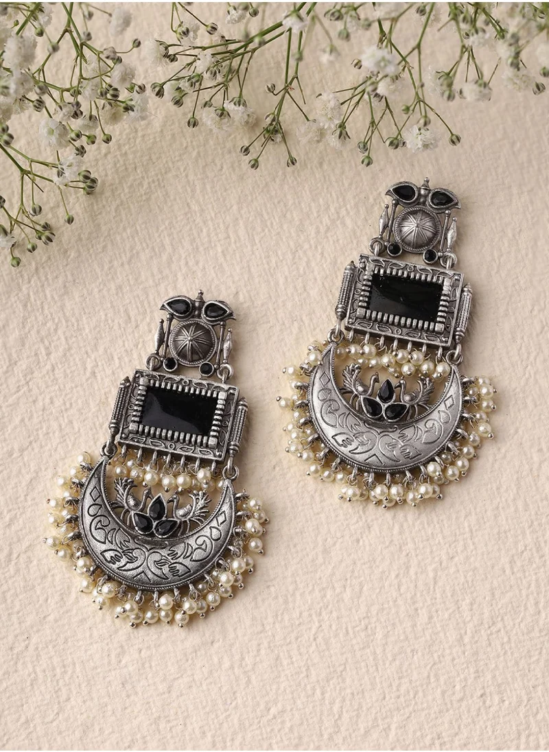 Priyaasi Plated Contemporary Drop Earrings