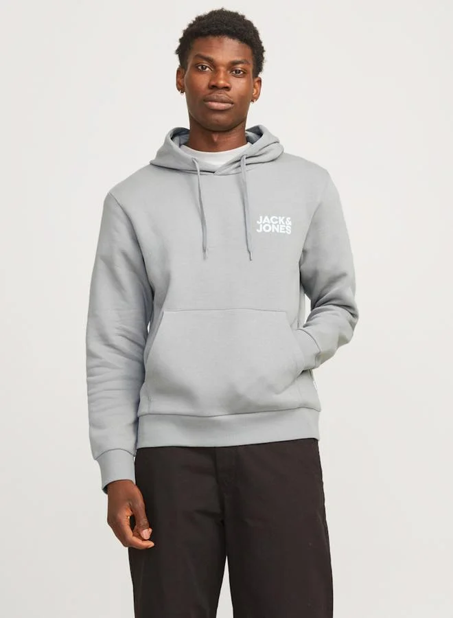 JACK & JONES JJECORP Logo Hoodie with Front Pocket