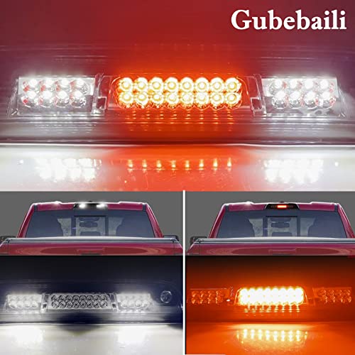 Gubebaili 3rd Brake Light for Chevrolet Silverado/for GMC Sierra 1500 2014-2018, 2500HD 3500HD 2015-2018, LED Third Brake Light Rear Cargo Lamp High Mount Stop light, Smoke Lens - Image 2
