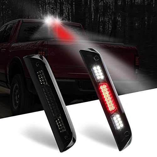 Gubebaili 3rd Brake Light for Chevrolet Silverado/for GMC Sierra 1500 2014-2018, 2500HD 3500HD 2015-2018, LED Third Brake Light Rear Cargo Lamp High Mount Stop light, Smoke Lens - Image 1