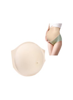 Fake Pregnancy Belly, Light Skin Color Artificial Fake Pregnant Belly Performance Costume Fake Pregnant Belly Filling for Various Scenes 1 to 5 Months