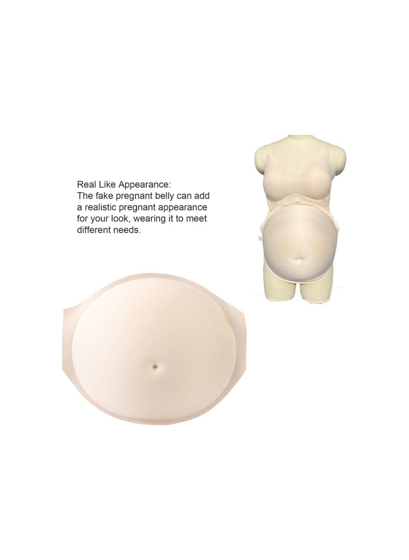 Generic - Fake Pregnancy Belly, Light Skin Color Artificial Fake Pregnant Belly Performance Costume Fake Pregnant Belly Filling for Various Scenes 1 to 5 Months - Image 1
