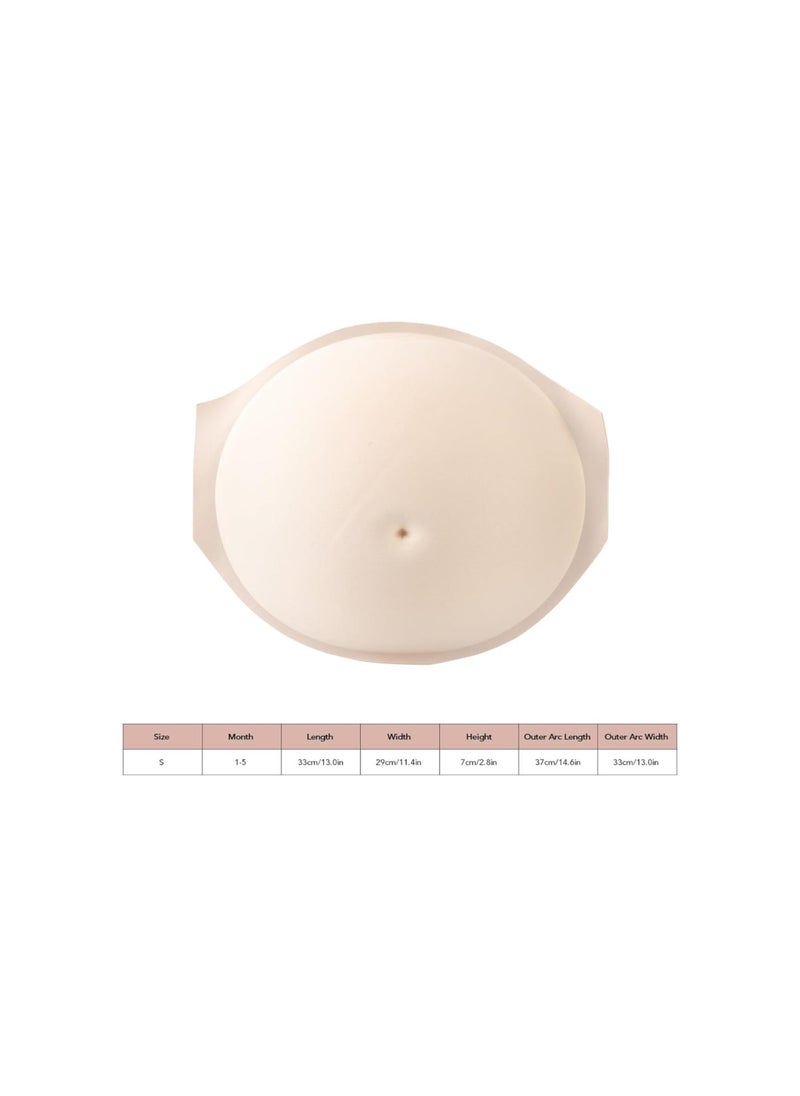 Generic - Fake Pregnancy Belly, Light Skin Color Artificial Fake Pregnant Belly Performance Costume Fake Pregnant Belly Filling for Various Scenes 1 to 5 Months - Image 1