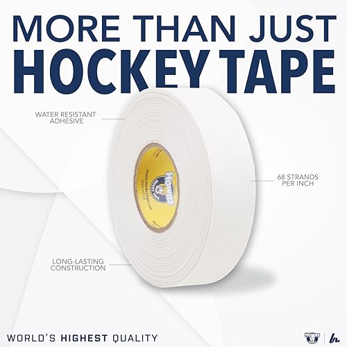 Howies Hockey - USA Flag Hockey Tape 1 Pack - Cloth Stick Tape - Strong, Long-Lasting Adhesive for Stick Blade, Lacrosse, Baseball - 1 Inch x 20 Yards - Professional Quality - Image 2