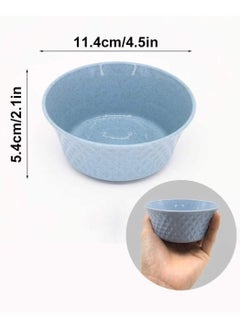 Y&D Wheat Straw Fiber Bowl, DELFINO Eco-Friendly Premium Mini Lightweight Child Bowls, Thick Soup Baby Feeding Dinnerware Sets Dishwasher Safe for Family Kids Elderly Young, 4PCS  - Image 2