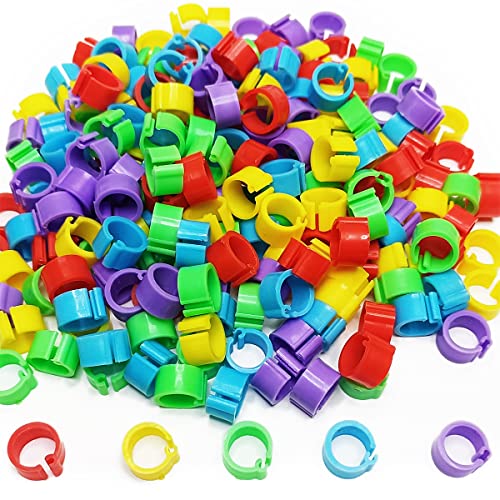 Gmeily 200Pcs 8mm Coturnix Quail Leg Bands Baby Chick Leg Bands Pigeon Bands Chicken Leg Bands Rings 8/16/20/25mm - Image 1