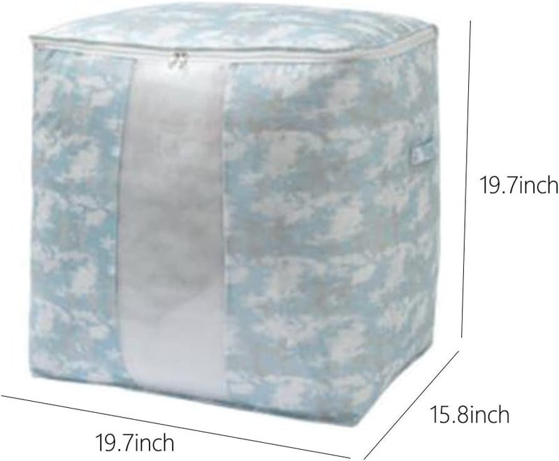 cheekyglo (Blue) Storage Bag Multipurpose Duty Laundry Bag for Damp Proof Luggage Suitcase Clothes Comforters Furniture Blankets Cover Washable - Image 3