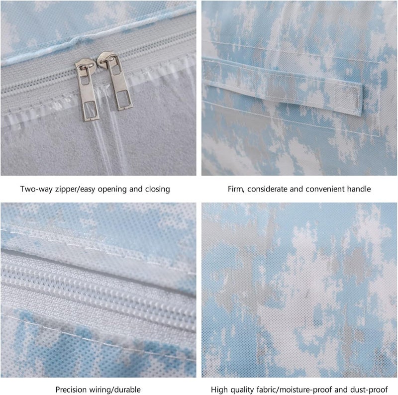 cheekyglo (Blue) Storage Bag Multipurpose Duty Laundry Bag for Damp Proof Luggage Suitcase Clothes Comforters Furniture Blankets Cover Washable - Image 4