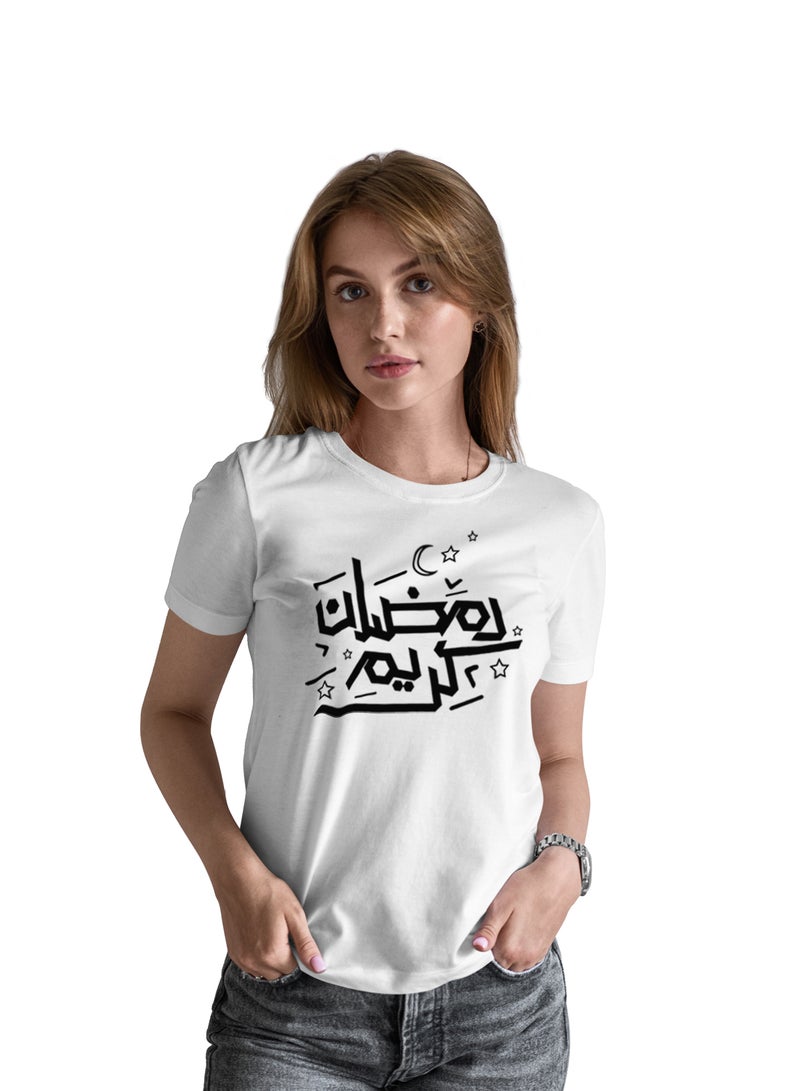 Fashion World Cotton T-shirt Printed with High-quality Ramadan  - Image 1