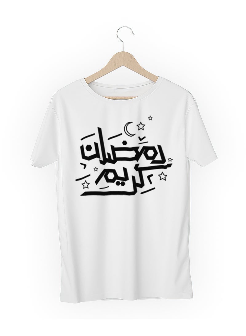 Fashion World Cotton T-shirt Printed with High-quality Ramadan  - Image 3