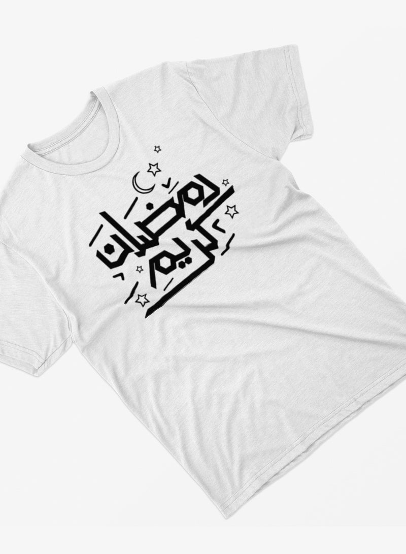 Fashion World Cotton T-shirt Printed with High-quality Ramadan  - Image 2