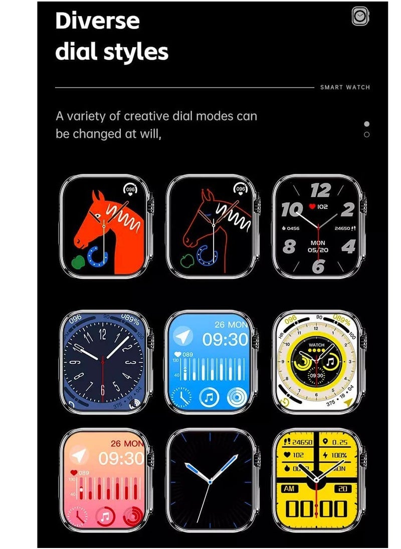 ELTRAZONE - New S8 Ultra Max Smartwatch Series 8 S8 Smart Watch Ultra AI Voice Smart Watch 2.0inch Bluetooth Call Wriless Charging Watch 8 Ultra - Image 1