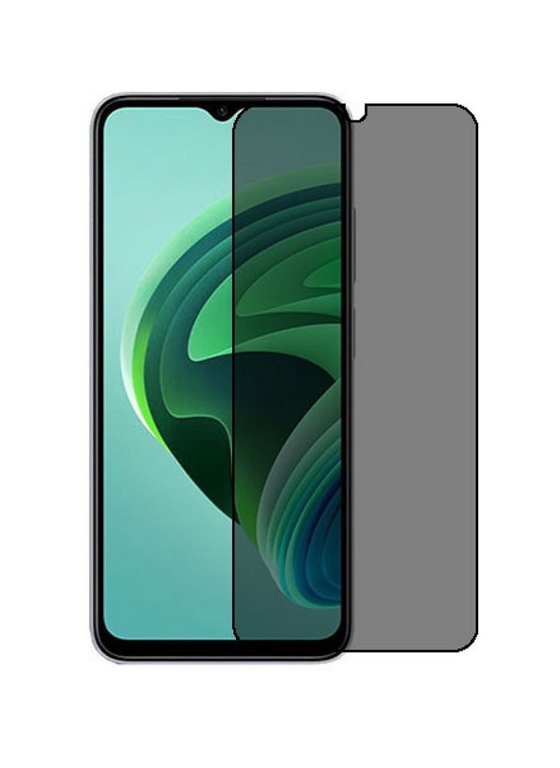 we3 Tempered Glass Screen Protector Anti-Spy Privacy Designed For Xiaomi Redmi Note 11E Full Screen Coverage And Bubble Free - Image 1