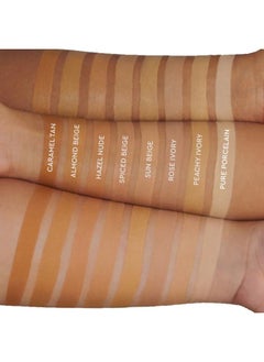 KIRO Daily Dewy Serum Liquid Foundation For Face With Hyaluronic Acid, Vitamin C, Niacinamide, Ultra-Lightweight, Low To Medium Coverage Foundation For A Natural Skin Finish (Peachy Ivory) 30Ml  - Image 2