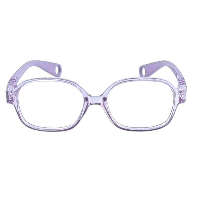 Redex Stylish Full Rim Black Color Rectangle Shape Flexible & Unbreakable Eyeglasses for Kids - Image 1
