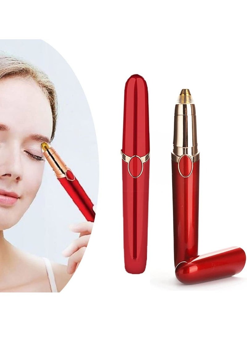 Excefore Eyebrow Trimmer, Flawless Brows Eyebrow Hair Remover for Women, USB Rechargeable Eyebrow Trimmer Painless Shaver Hair Clipper for Nose Hair, Eyebrow, Body, Sideburn - Image 1