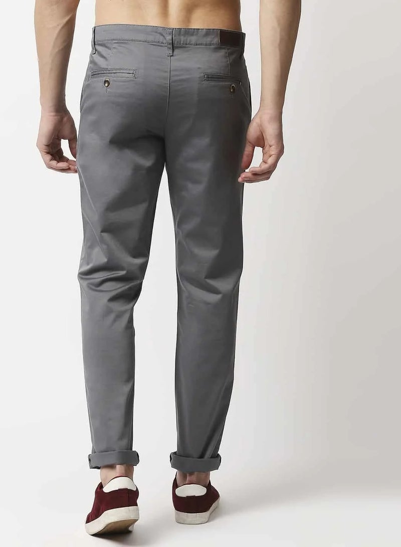 Thomas Scott Mid Rise Solid Trouser - Image 2