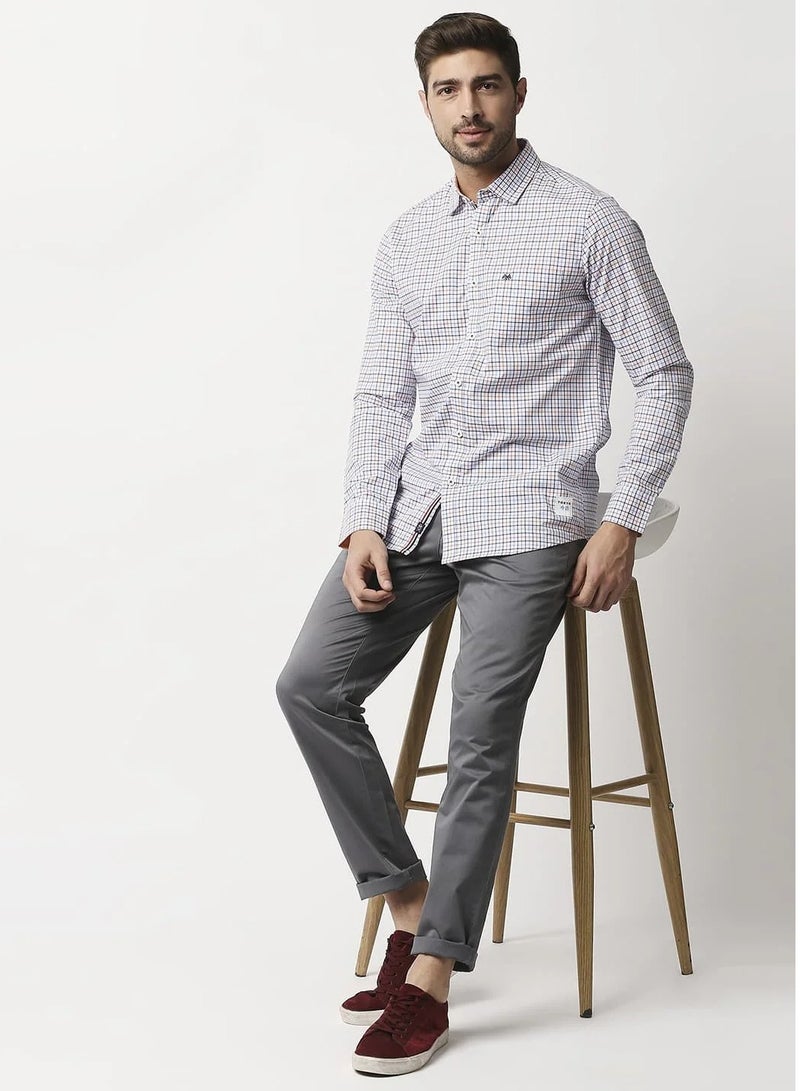 Thomas Scott Mid Rise Solid Trouser - Image 4