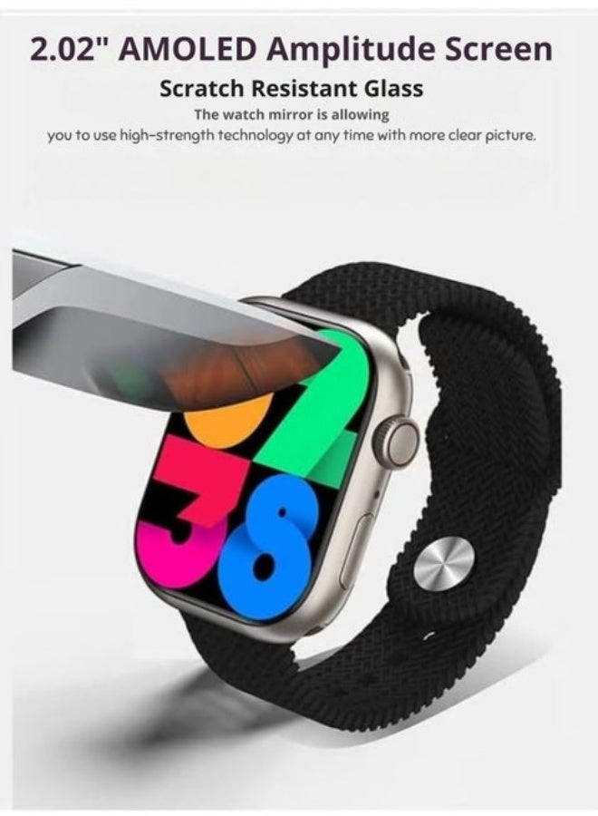 WISME WS10-3 MAX Smart Watch with 5+1 Straps – HD Square Screen, Sport Fitness & Daily Activity Tracker - Image 1