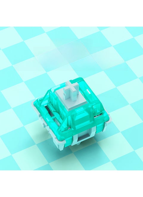 LEOBOG V4 Ice Purple Night Mechanical Keyboard Ice Burning Shaft-Advance Large Section (Plant Run)