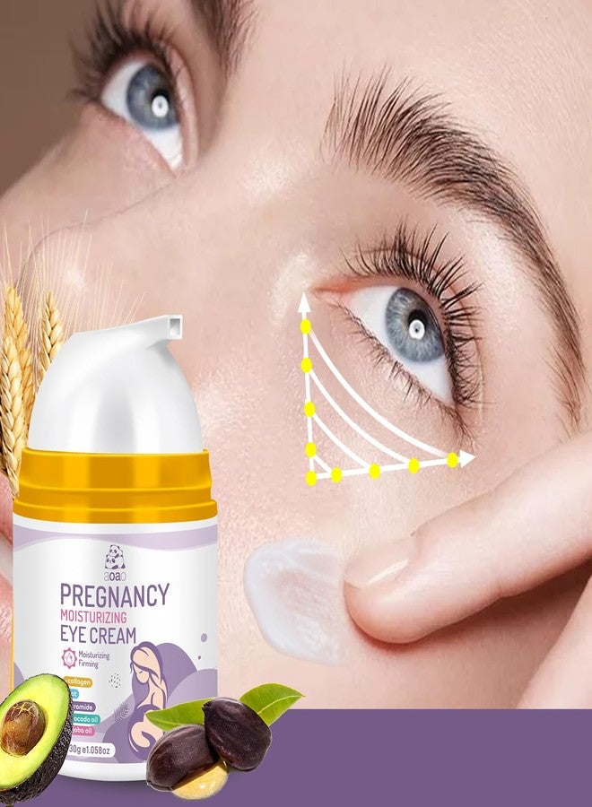 AOAO Plant Formula Hydrating Multi Action Eye Cream, Relieve Wrinkles & Bags, with Collagen and Shea Butter, Pregnancy Eye Care, Healthy and Gentle, 1.058 OZ - Image 2