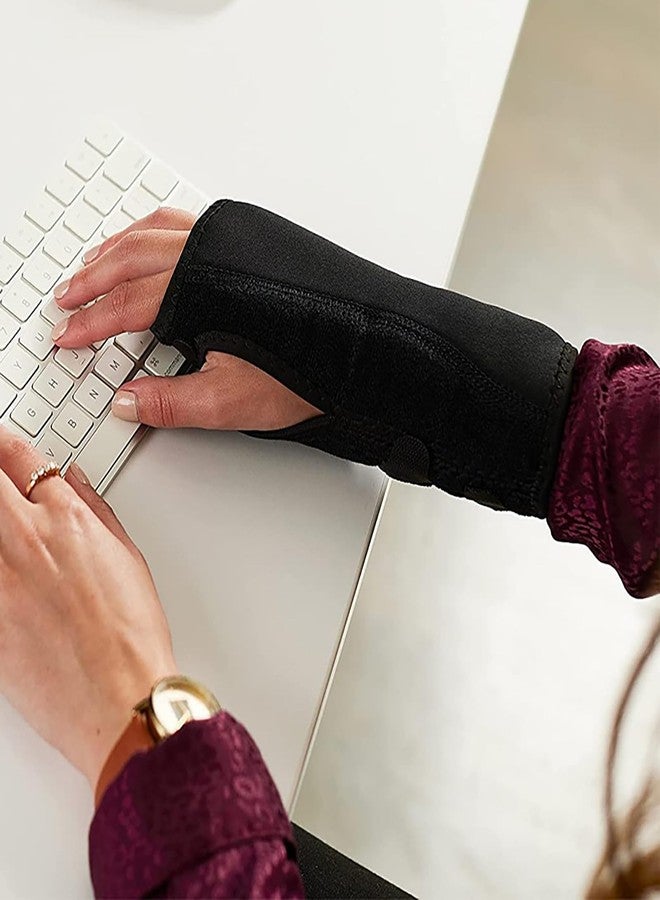 JUAWTYUK Wrist Brace for Carpal Tunnel - Wrist Support, with Metal Splint & Wrist strap for wrist Pain Relief, Injuries, Sprains for Women and Men (Black/Fits Both Hands) - Image 5