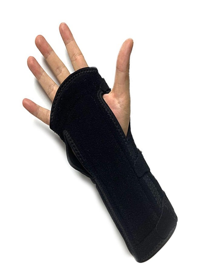 JUAWTYUK Wrist Brace for Carpal Tunnel - Wrist Support, with Metal Splint & Wrist strap for wrist Pain Relief, Injuries, Sprains for Women and Men (Black/Fits Both Hands) - Image 1
