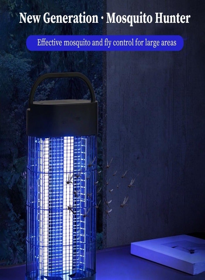 XVersion Insect killer Electric Mosquito Killer & Bug Zapper – 20W UV Insect Trap with Light Sensor | Indoor & Outdoor Fly Zapper for Home, Patio, Garden, Camping (Black) - Image 5
