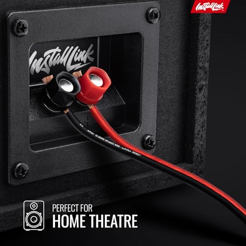 Install Link 16 AWG Gauge Speaker Wire Cable (30 Feet) Stereo, Car or Home Theater, CCA - Image 3