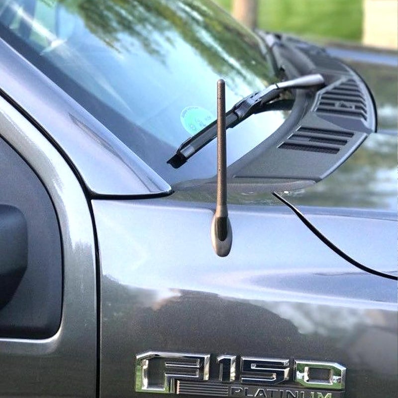KSaAuto Short Antenna for Ford F150 F-150 2009-2023, 6 3/4 Inch Ford F150 Off-Road Car Wash Proof Antenna Replacement, Ford F150 Accessories Upgrade AM FM Reception - Image 2