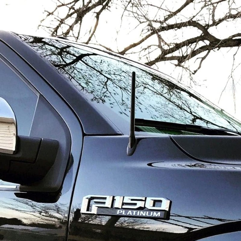 KSaAuto Short Antenna for Ford F150 F-150 2009-2023, 6 3/4 Inch Ford F150 Off-Road Car Wash Proof Antenna Replacement, Ford F150 Accessories Upgrade AM FM Reception - Image 4