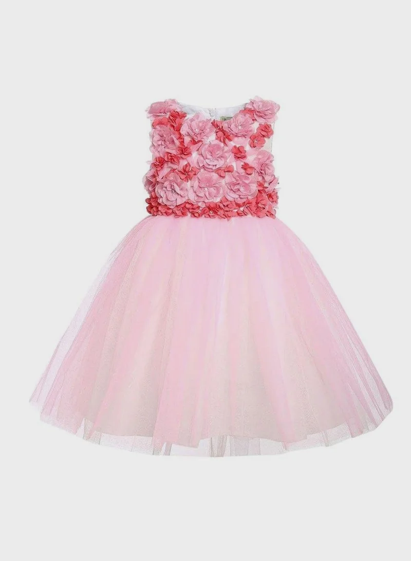 A Little Fable Kids Pearl Blossom Dress