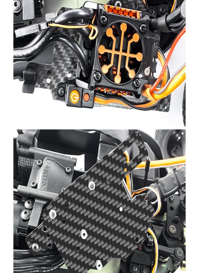 QUE-T RC Carbon Fiber ESC Mounting Plate for 1/8 ARRMA KRATON RC Car - Image 4