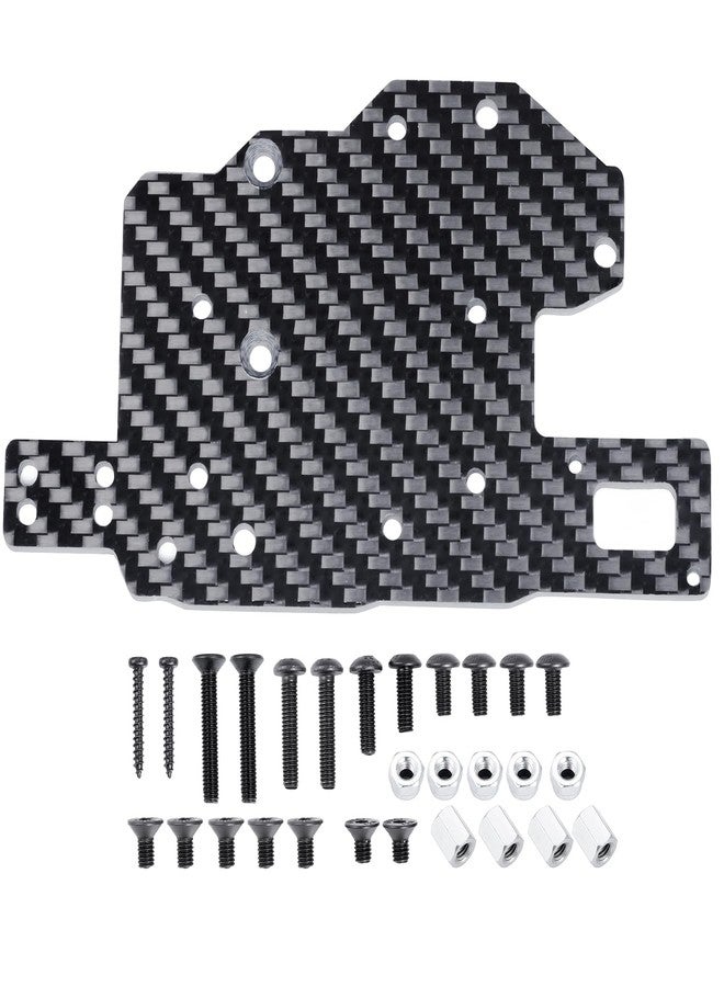 QUE-T RC Carbon Fiber ESC Mounting Plate for 1/8 ARRMA KRATON RC Car - Image 1