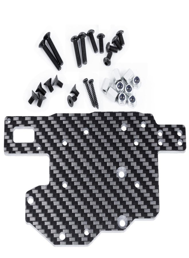 QUE-T RC Carbon Fiber ESC Mounting Plate for 1/8 ARRMA KRATON RC Car - Image 3